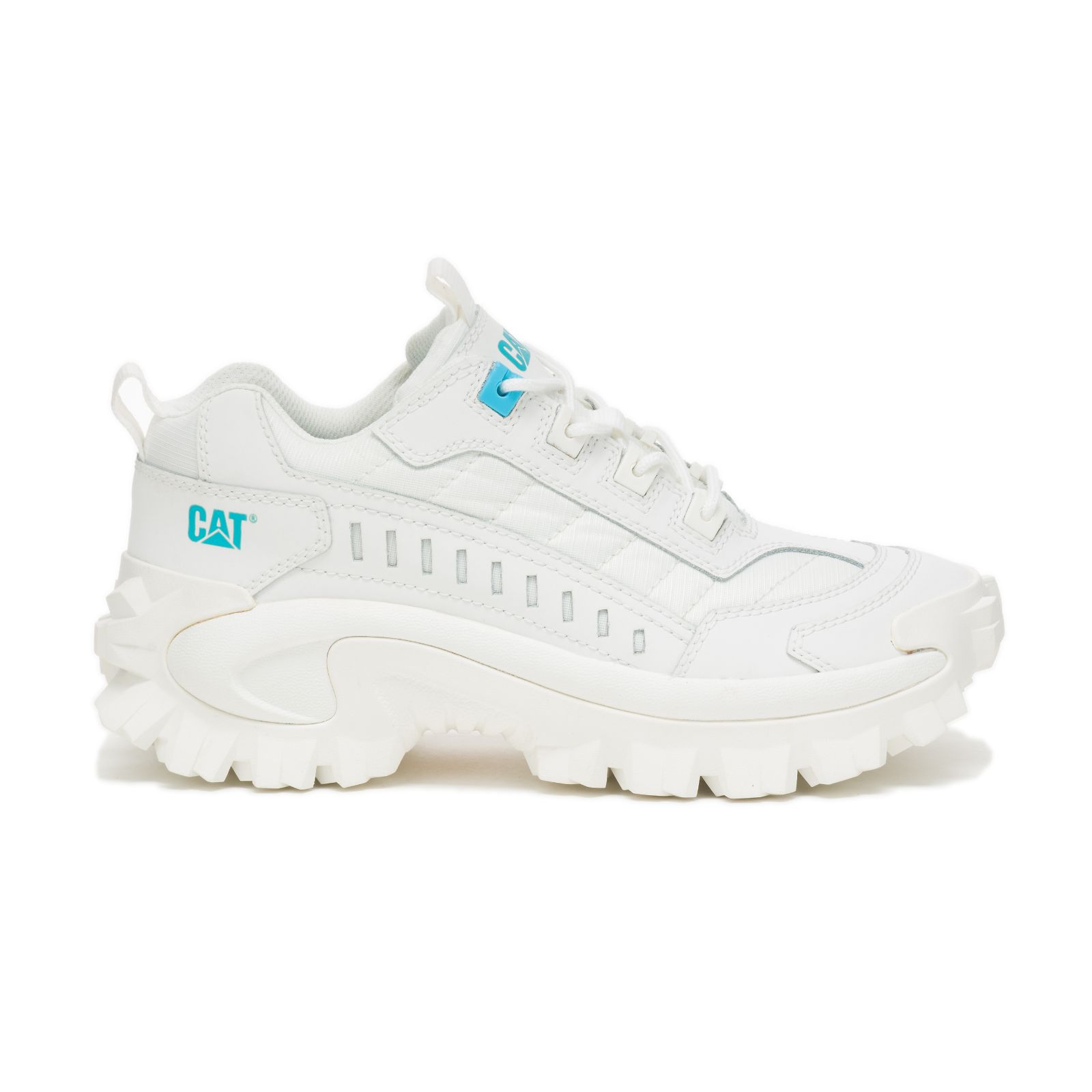 Caterpillar Women's Intruder Casual Shoes White/Blue CAT-17824